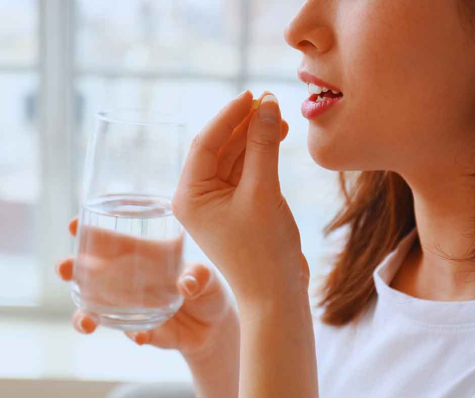 Hormone replacement therapy shot being prepared by medical professional 