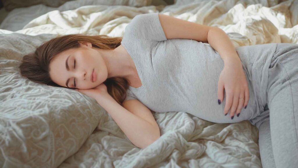 Pregnancy Sleep Positions.