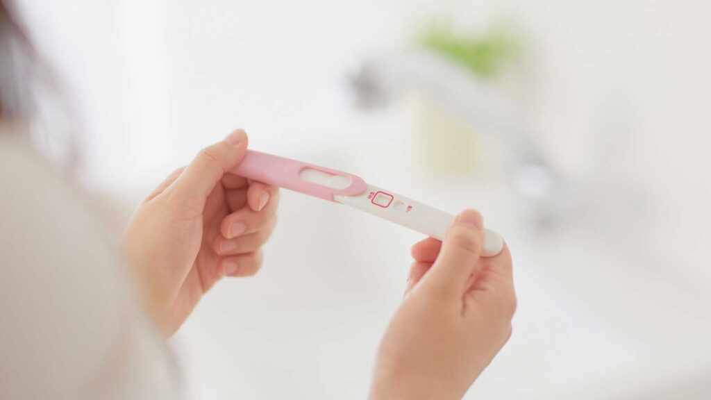 Pregnancy during period.